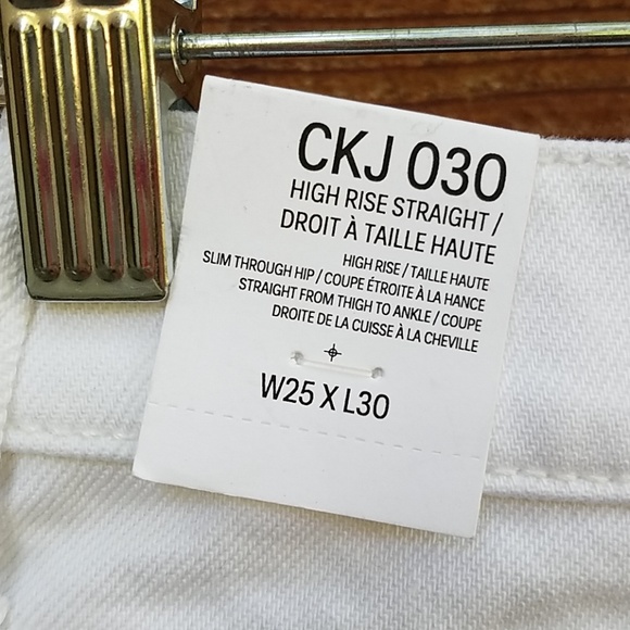 Calvin Klein Andy Warhol white jeans 25 - Picture 3 of 7